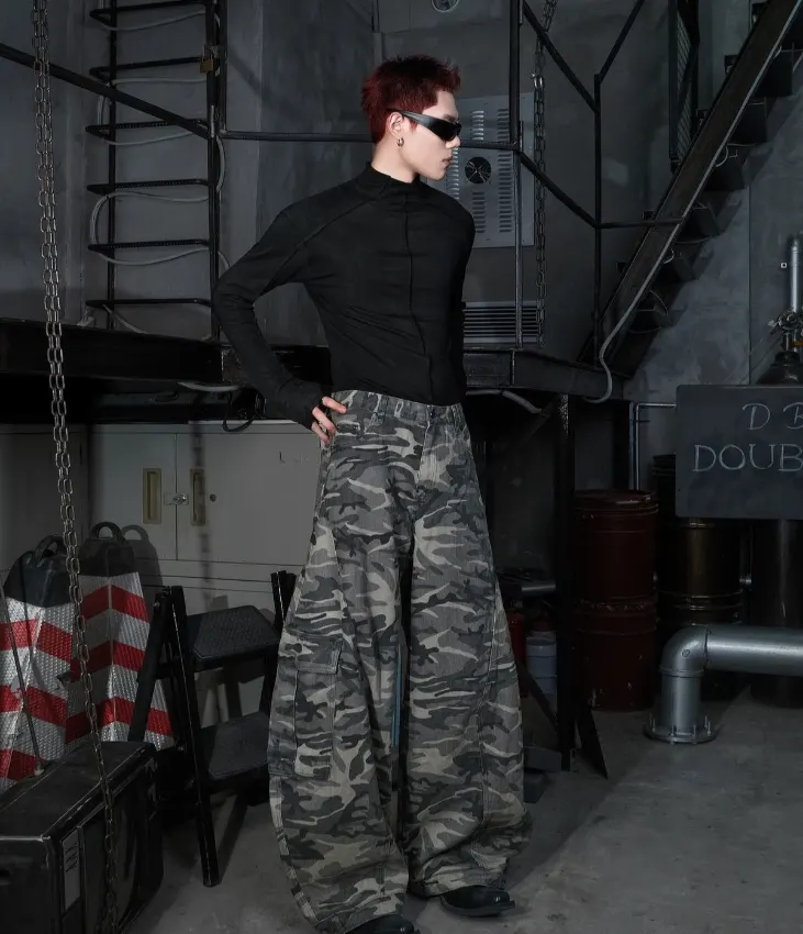 Карго Camo широкие